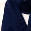 ソニアリキエル (SONIA RYKIEL) ロゴインターシャマフラー メリノウール ネイビー