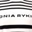 ソニアリキエル (SONIA RYKIEL) 長袖ボーダーマリンセーター コットンカシミア ホワイトブラック