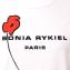 ソニアリキエル (SONIA RYKIEL) フラワーロゴ半袖カットソー コットンジャージー ホワイト