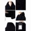 アンドゥムルメステール (ann demeulemeester) Aラインショートコート フリースウールなど ブラック