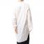 アンドゥムルメステール (ann demeulemeester) タック使いロングシャツ コットン エクリュ