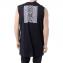 ラフシモンズ (RAF SIMONS) スリーブレスロング丈Tシャツ コットン ブラック 30% OFF