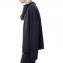 ラフシモンズ (RAF SIMONS) オーバーサイズスウェットパーカー コットン ブラックホワイト 30% OFF