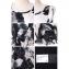 アンドゥムルメステール (ann demeulemeester) ノースリーブワンピース シルクサテン ホワイトブラック
