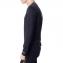 ハイドロゲン (Hydrogen) ヘンリーネックロングTシャツ ブラック 30% OFF
