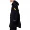 ラフシモンズ (RAF SIMONS) オーバーサイズドプリンテッドパーカー コットン ブラック 30% OFF