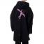 ラフシモンズ (RAF SIMONS) オーバーサイズドプリンテッドパーカー コットン ブラック 30% OFF