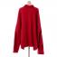 ラフシモンズ (RAF SIMONS) 襟付きワイドトップス 圧縮カシミア一枚仕立て フーシャ