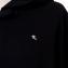 ラフシモンズ (RAF SIMONS) フーディードレス 裏起毛コットン ブラック