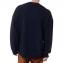 ラフシモンズ (RAF SIMONS) Loose fit braid relief roundneck sweater printed ウール ダークネイビー