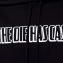 ラフシモンズ (RAF SIMONS) Regular fit hoodie Die Has Cast print on fron コットン ブラック