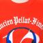 ルシアンペラフィネ (Lucien Pellat Finet) スカル半袖Tシャツ コットンジャージー レッド