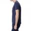 アルマーニジーンズ (ARMANI JEANS) VネックロゴプリントTシャツ ネイビー 30% OFF