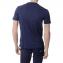 アルマーニジーンズ (ARMANI JEANS) VネックロゴプリントTシャツ ネイビー 30% OFF