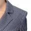 エンポリオアルマーニ (EMPORIO ARMANI) テーラードジャケット ストレッチ ネイビー千鳥格子 40% OFF