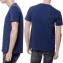 アレキサンダーマックイーン (Alexander McQueen) スカルプリントラウンドネック半袖Tシャツ コットン ネイビー 30% OFF