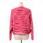 ミッソーニ (Missoni) ショート丈セーター ウールミックス ピンクミックス