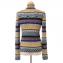 ミッソーニ (Missoni) ハイネック長袖セーター 羊毛など ブラックミックス
