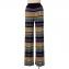 ミッソーニ (Missoni) ニットパンツ 羊毛など ブラックミックス