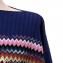ミッソーニ (Missoni) ニットポンチョ 羊毛など ネイビーミックス