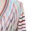ミッソーニ (Missoni) Vネックカーディガン コットンレーヨン ホワイト