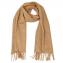 レ・コパン Lucien Pellat Finet カシミア フリンジストール キャメル 50% OFF