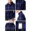 アルマーニジーンズ (ARMANI JEANS) チェックシャツ ネイビー