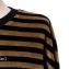 ソニアリキエル (SONIA RYKIEL) プルオーバー ベロア カーキボーダー