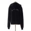 ソニアリキエル (SONIA RYKIEL) フードジップパーカー ベロア ブラック