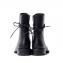 アンドゥムルメステール (ann demeulemeester) レースアップショートブーツ 牛革 ブラック