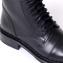 アンドゥムルメステール (ann demeulemeester) レースアップショートブーツ 牛革 ブラック