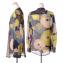 エリカ カヴァリーニ セミクチュール (ERIKA CAVALLINI semi-couture) ノーカラープリントブラウス シルク グリーンミックス 30% OFF
