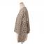 ブルネロクチネリ (Brunello Cucinelli) 透かし編み長袖セーター リネン混合 カーキ