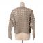 ブルネロクチネリ (Brunello Cucinelli) 透かし編み長袖セーター リネン混合 カーキ