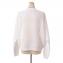 ブルネロクチネリ (Brunello Cucinelli) Vネックメッシュ編みセーター コットン ホワイト