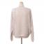 ブルネロクチネリ (Brunello Cucinelli) Vネック透かし編みセーター コットン アイボリー