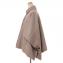 ブルネロクチネリ (Brunello Cucinelli) ハンドフィニッシュケープ カシミア一枚仕立て ベージュ