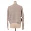 ブルネロクチネリ (Brunello Cucinelli) ワッフルセーター ウールカシミア ミルクティ