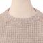 ブルネロクチネリ (Brunello Cucinelli) ワッフルセーター ウールカシミア ミルクティ