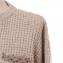 ブルネロクチネリ (Brunello Cucinelli) ワッフルセーター ウールカシミア ミルクティ