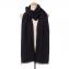 ブルネロクチネリ (Brunello Cucinelli) ダイヤモンドフィニッシュストール カシミアシルク ブラック