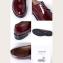 ポリーニ (Pollini) レースアップシューズ 牛革 ワイン