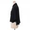 ロシャス (ROCHAS) クロップド丈ショートブラウス シルククレープ ブラック