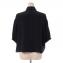 ロシャス (ROCHAS) クロップド丈ショートブラウス シルククレープ ブラック