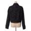 ロシャス (ROCHAS) シャツジャケット ツィード ブラック