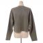 メゾン マルジェラ (Maison Margiela) ショート丈ロゴトレーナー コットンジャージー カーキ