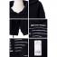 エムエムシックス メゾンマルジェラ (MM6 MAISON MARGIELA) サイドスリットフードパーカー コットンジャージー ブラック 20% OFF