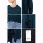 エムエムシックス メゾンマルジェラ (MM6 MAISON MARTIN MARGIELA) 丸襟サイドリボンセーター ハイゲージ編み ペトロール 20% OFF