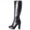 ポリーニ (Pollini) ロングブーツ レザー ブラック