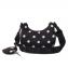 マルニ (Marni) PUFFホーボーバッグ ナイロン ブラックドッド